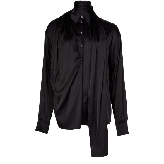 Long sleeve blouse - Black