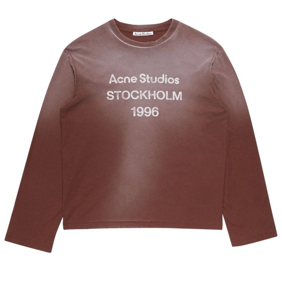 Long-sleeved t-shirt - brown