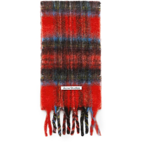 Mohair scarves - Red
