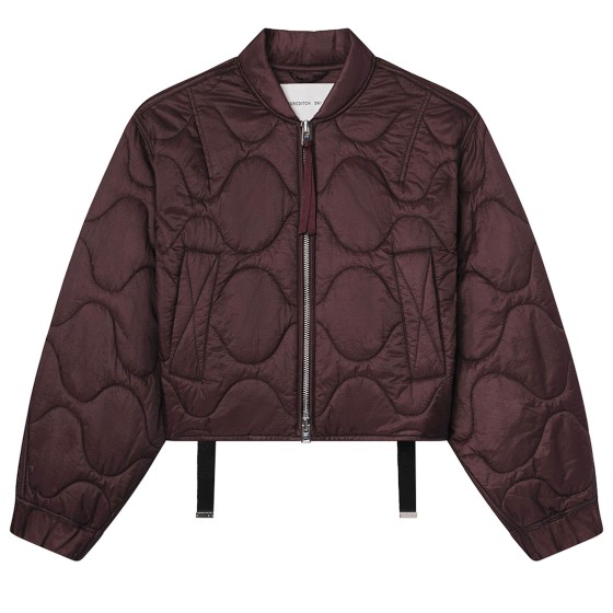 Iona Quilted Jacket - Burgundy
