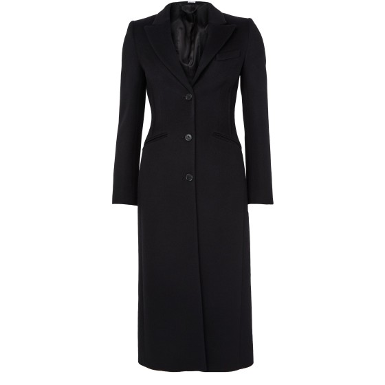 Dart long coat - Black