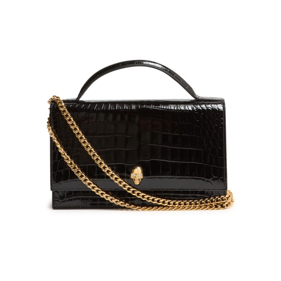 Medium Skull Handbag - Black