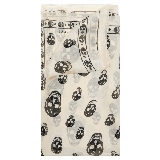 Skull scarf - Beige