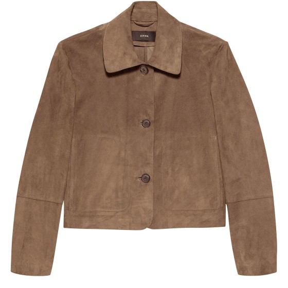 Emy suede jacket - brown