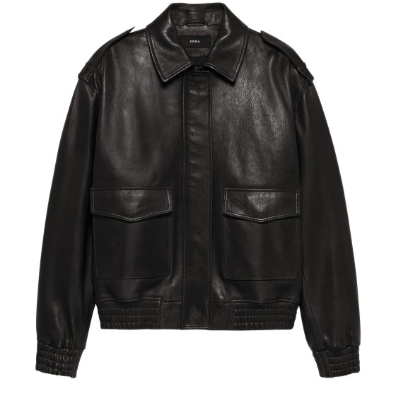 Astra leather jacket - brown