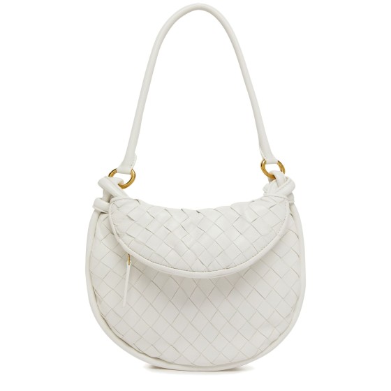Gemelli Mini Shoulder Bag - white