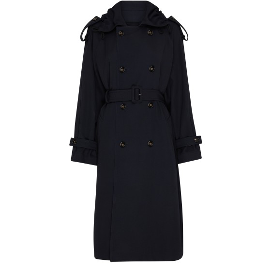 Cotton trench coat - Blue