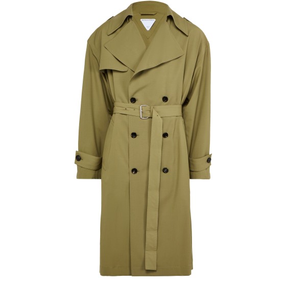 Cotton trench coat - Green