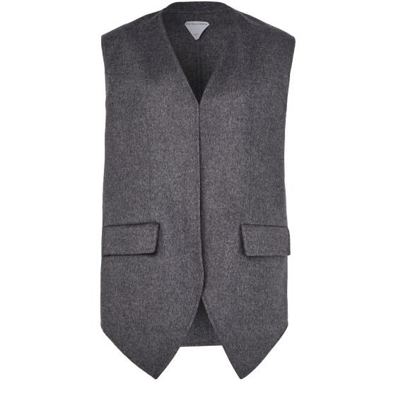 Sleeveless jacket - grey