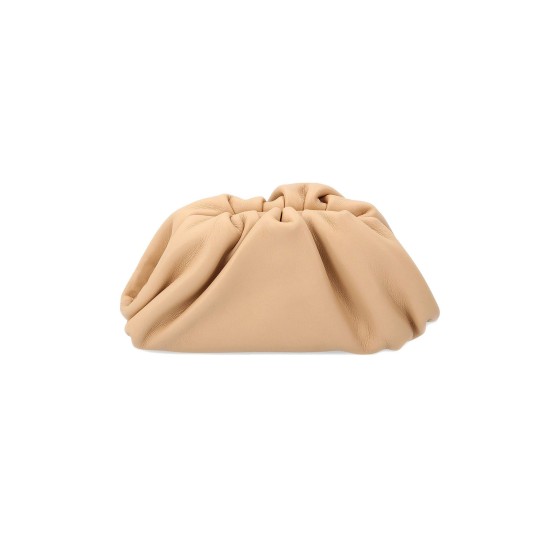 Napa Leather Coin Purse - Beige