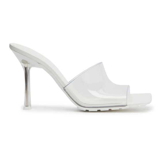 Stretch sandals - white