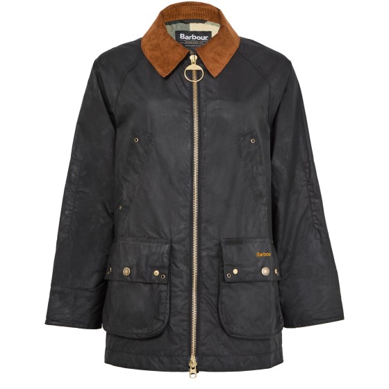 Barbour Raelynn Waxed Jacket - Black