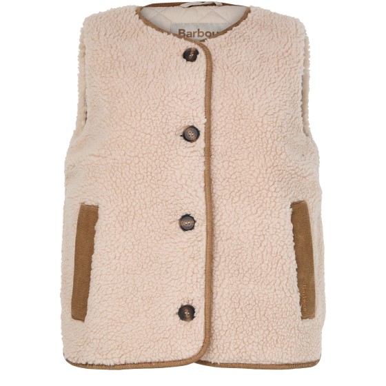 Luciana fleece gilet - Beige