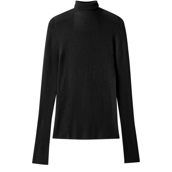 Ultrafine turtleneck sweater - Black