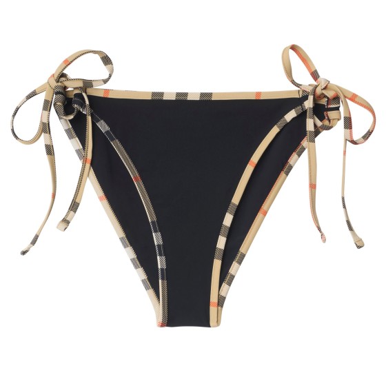 Check Bikini Bottom - Black