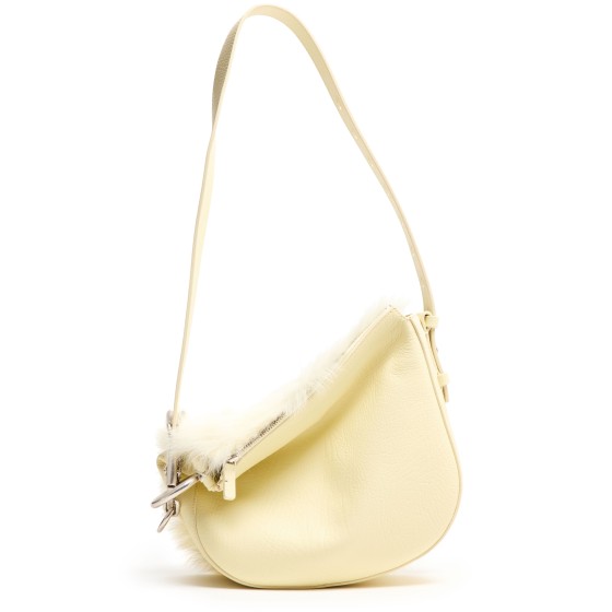 Knight Fur Handbag - Yellow