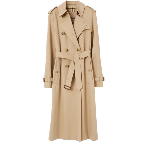 Héritage Waterloo Long Trench Coat - Beige
