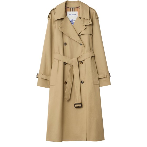 Long Castleford Trench Coat - Beige