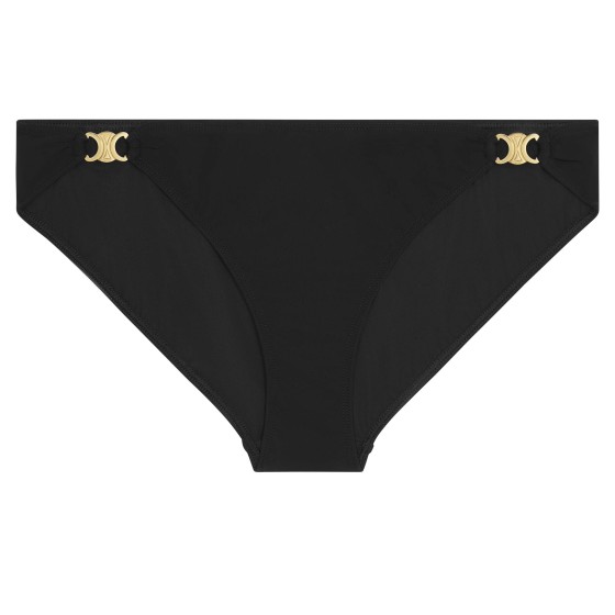 Triomphe swimsuit bottom in matte jersey - Black