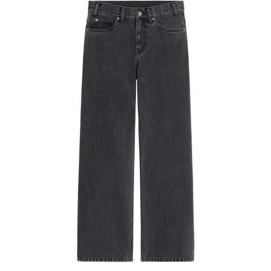 Jolene jeans in charcoal wash denim - grey