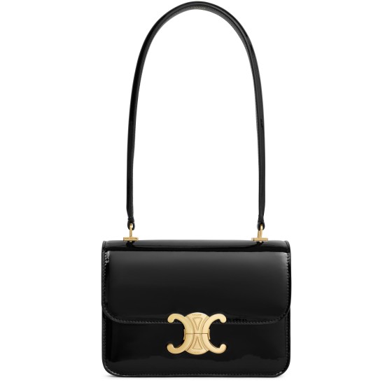 Teen Garance Patent Leather Handbag - Black