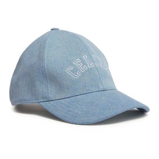 Celine baseball cap in sweat honey wash denim - Beige