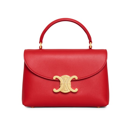 Teen nino bag in supple grained calfskin - Red