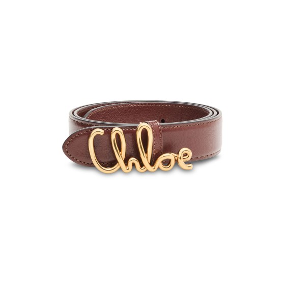 Chloé Iconic small belt - brown