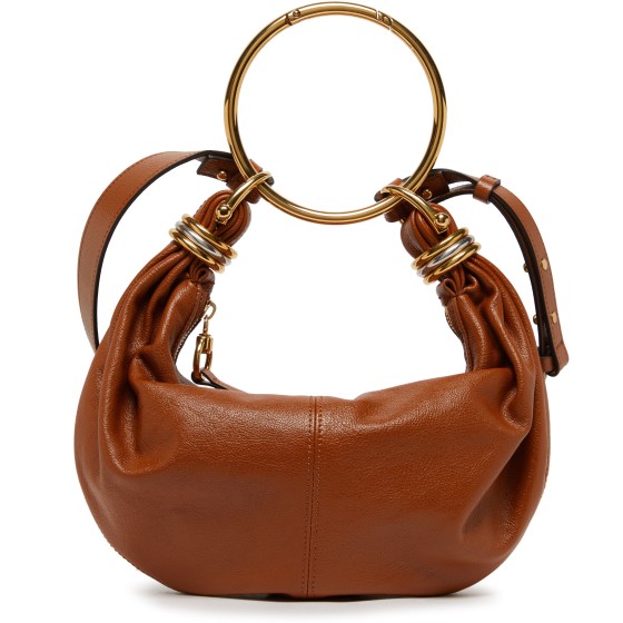 Hobo bracelet handbag - brown