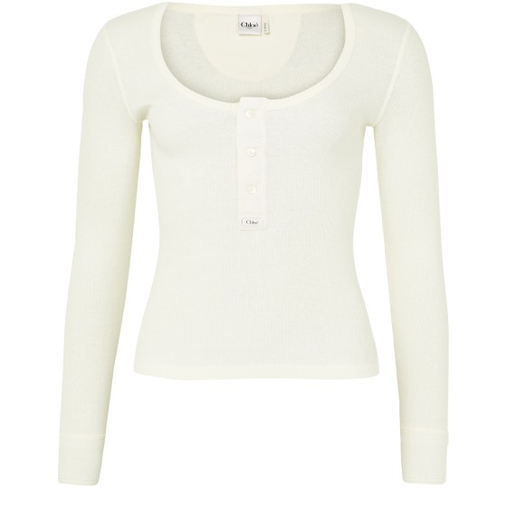 Long-sleeved top - Beige