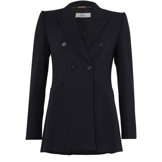 Double-breasted blazer - Black