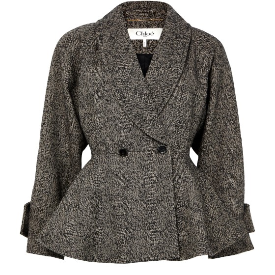 Short double-breasted coat - Beige