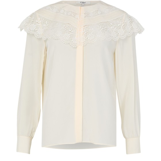Long sleeved top - white