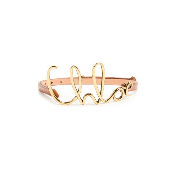 Chloé iconic small belt - brown