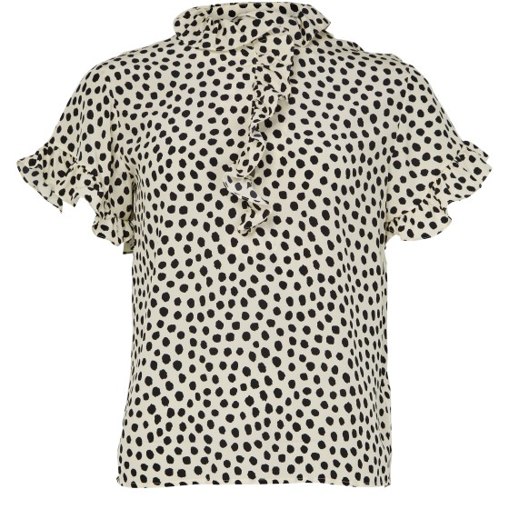 Printed blouse - Beige