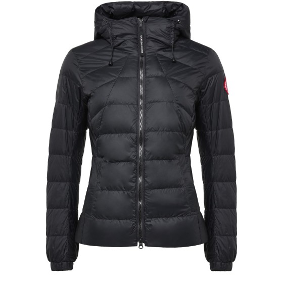 Abbott puffy jacket with hood - Black