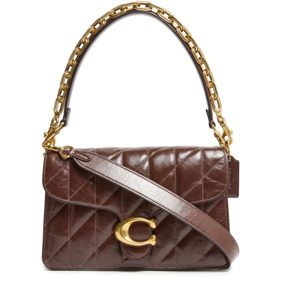 Chain Tabby shoulder bag - brown