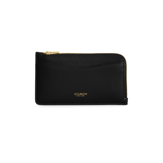New York zippered card holder - Black