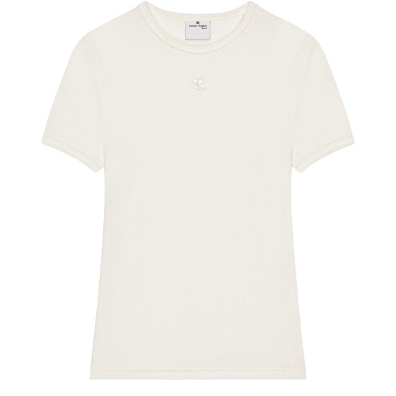 Baby Spongy short sleeved t-shirt - Beige