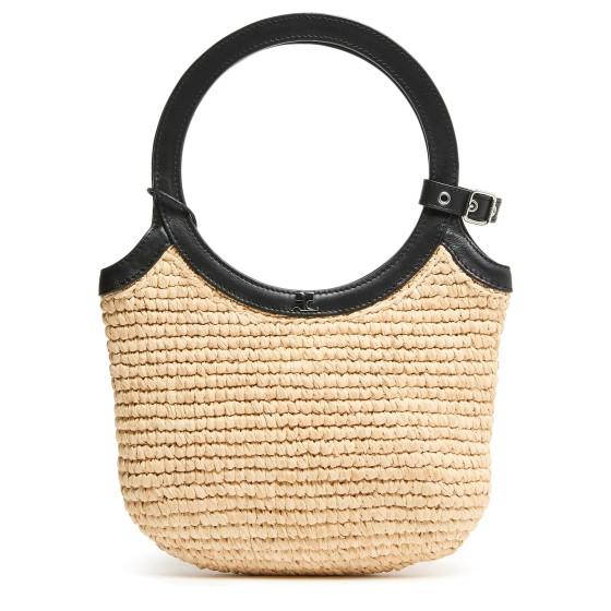 Holy raphia handbag - Beige