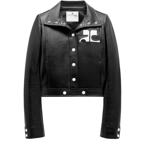 Reprinted vinyl jacket - Black