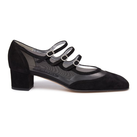Kitten heel ballet flats - Black