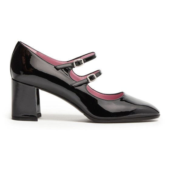 Alice ballet flats with open back - Black