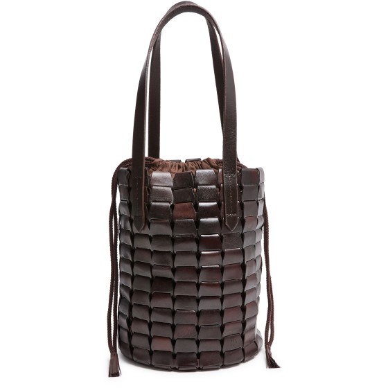 Link bucket bag - brown