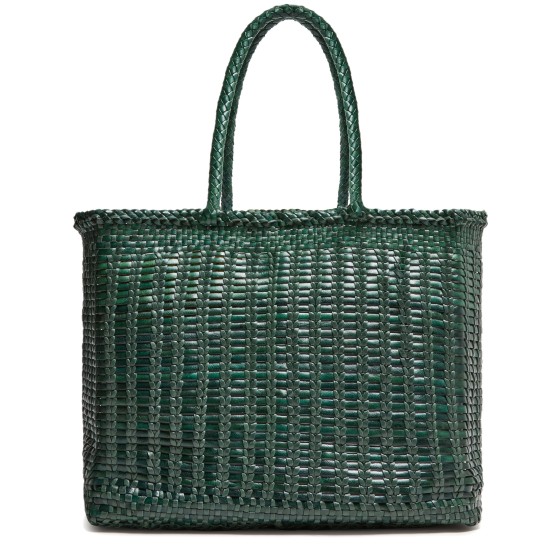 Bali rattan basket bag - Green