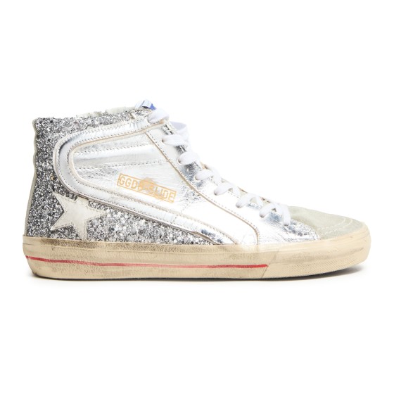 Slide glitter sneakers - Silver