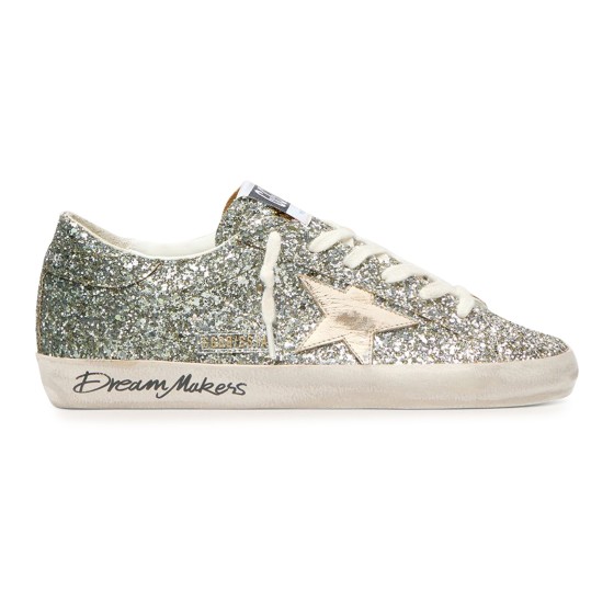 Super Star sequined sneakers - Silver