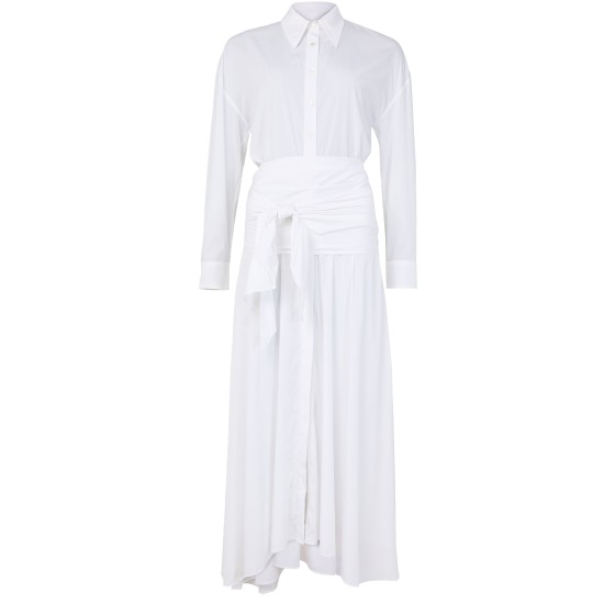 Samantha shirt dress - white