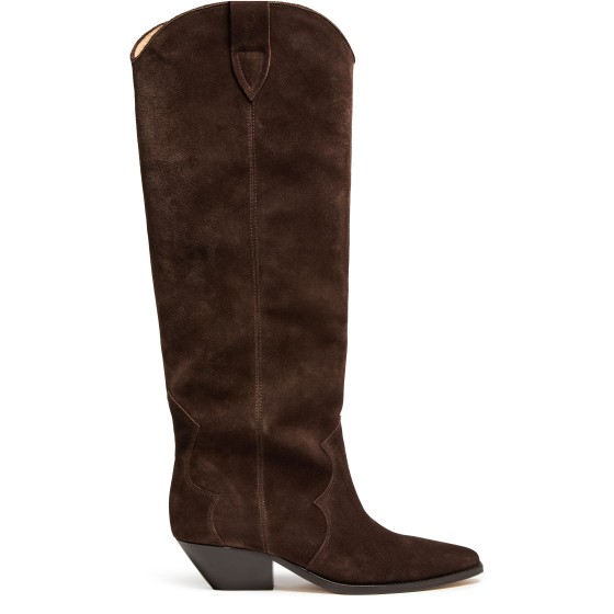 Denvee Leather Boots - brown