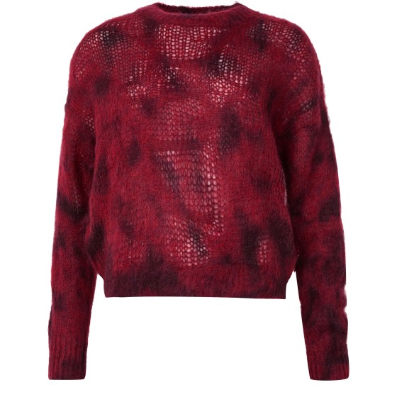 Myriam round neck sweater - Red